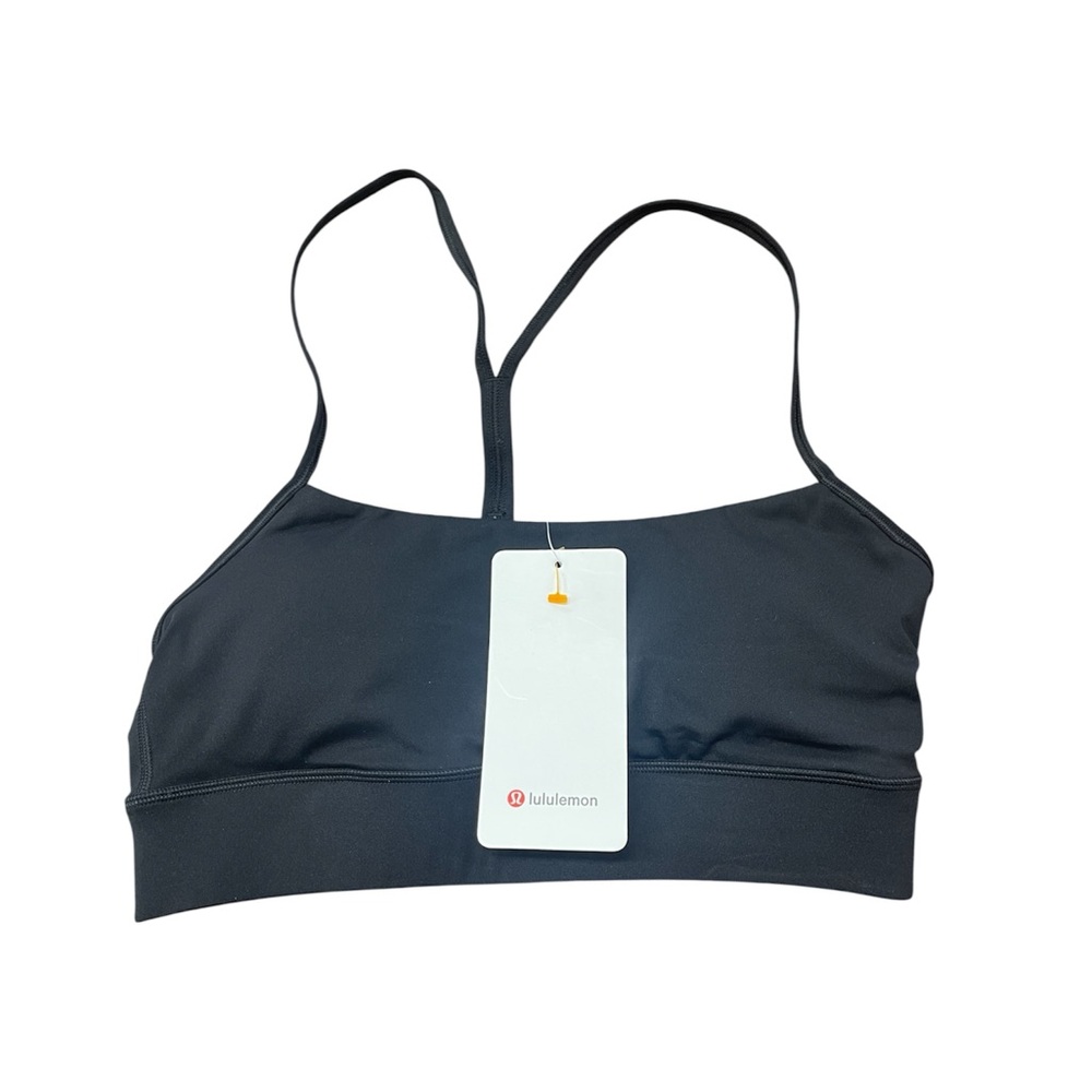 Lululemon Flow Y Bra in black size 6 brand new